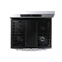 30 in. Gas Stove with Air Fryer and Wi-Fi Samsung-NX60B6515SS-AP